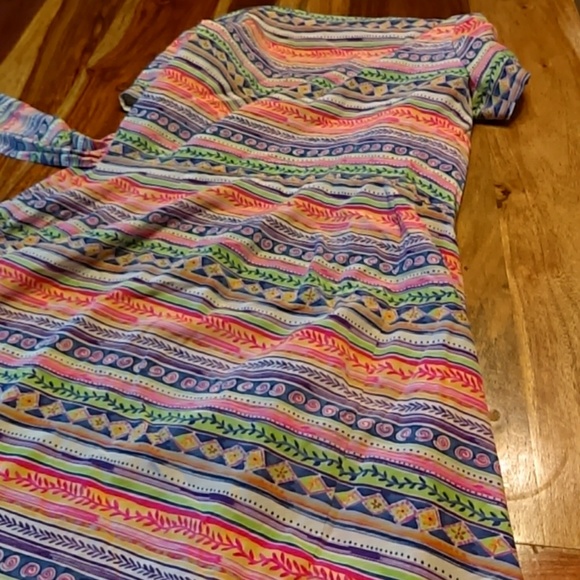 Silk Patterned Dress. - Picture 6 of 6